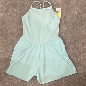 Women’s light Blue athletic Romper